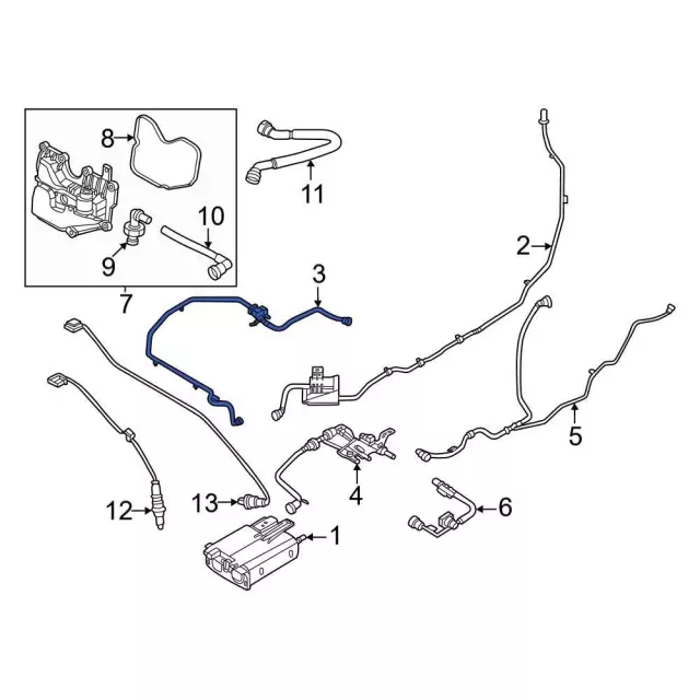 NZ6Z9D289C - : Hose for Ford: Maverick Image