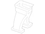 1668310000 - Heating and Ventilation: Air Duct for Mercedes-Benz Image