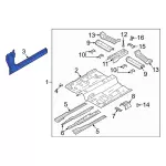 LX6Z7810110A - Body: Inner Rocker for Ford: Escape | Lincoln: Corsair Image