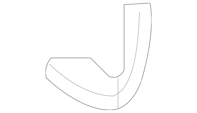 2166970227 - Covering and Lining: Cover Strip for Mercedes-Benz: CL550, CL600, CL63 AMG, CL65 AMG Image image