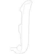 2928852722 - : Cover, Bumper Area for Mercedes-Benz Image