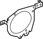 28164AM800 - : Quarter Panel Speaker Bracket for INFINITI: G35 Image