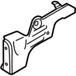 9L3Z1860693C - Body: Outer Support for Ford: F-150 Image