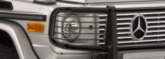 66880112 - Exterior: Headlamp Protection Grille - Black for Mercedes-Benz Image