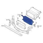 NL3Z8475A - Cooling System: Radiator Shutter Assembly for Ford Image