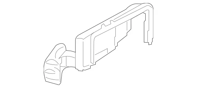 2308303303 - Heating and Ventilation: Housing for Mercedes-Benz: SL500, SL55 AMG, SL550, SL600, SL63 AMG, SL65 AMG, SLR McLaren Image image