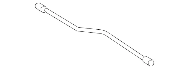 166420044864 - Brake System: Brake Hose for Mercedes-Benz: GL350, GL450, GL550, GL63 AMG, GLE300d, GLE350, GLE400, GLE43 AMG, GLE450 AMG, GLE550e, GLE63 AMG, GLE63 AMG S, GLS350d, GLS450, GLS550, GLS63 AMG, ML250, ML350, ML400, ML550, ML63 AMG Image image