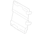 2108850811 - : Mounting Plate for Mercedes-Benz: E420, E430 Image