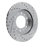 63376169L - : DFC Brake Rotor - Drilled &amp; Slotted - Black for DYNAMIC FRICTION Image