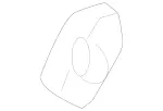 2049730011 - Rear Seat: Plate for Mercedes-Benz Image