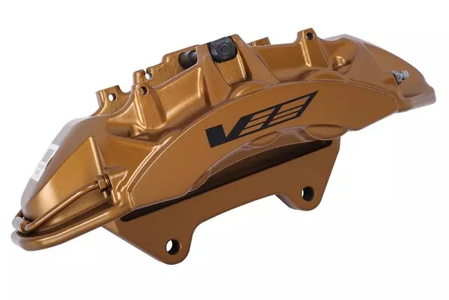 Gold Front Passenger Side Disc Brake Caliper Assembly - GM (84229178)