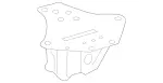 9063100011 - : Leaf Spring Bracket for Mercedes-Benz: Sprinter 3500, Sprinter 3500XD, Sprinter 4500 Image