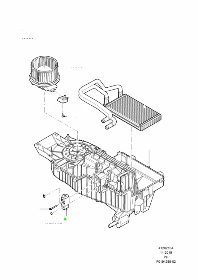 DG1Z19805D - HVAC: HVAC Blower Motor Assembly for Ford Image