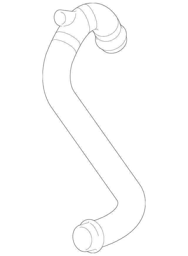 2115018882 - Cooling System: Upper Hose for Mercedes-Benz Image