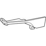 YF1Z10317AA - : Splash Shield for Ford: Taurus | Mercury: Sable Image