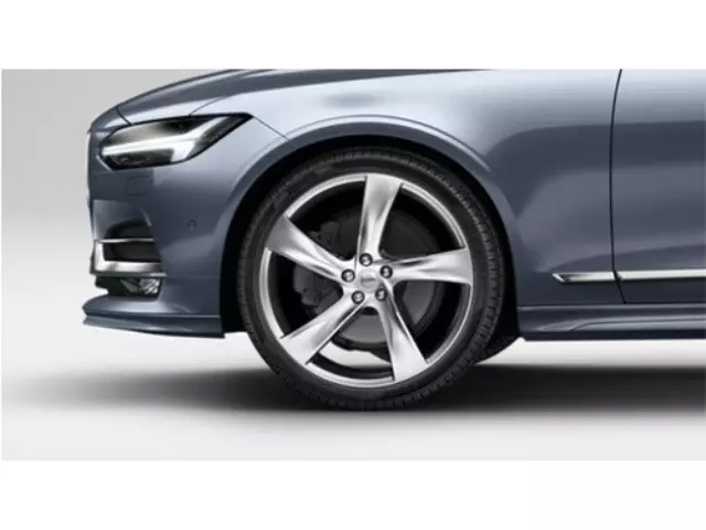 31428811 - : 2017-2022 Volvo 21 Inch Aluminum Rim Wheel 5-Spoke Silver Bright Alloy V90 S90 for Volvo: V90, V90 Cross Country Image
