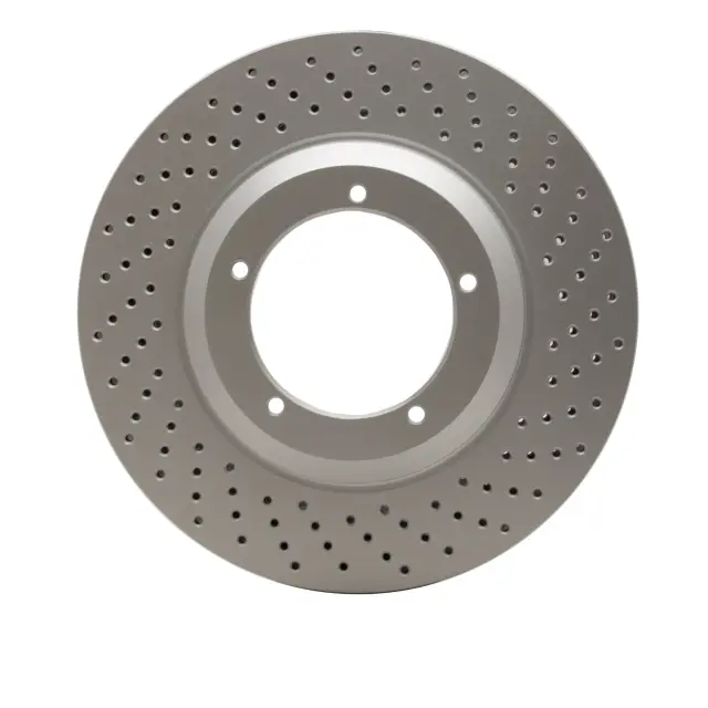 62402012D - Brakes &amp; Brake Parts: DFC GEOSPEC Coated Rotor - Drilled for DYNAMIC FRICTION Image