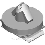 11548152 - : Rear Wheel Opening Molding Clip for GM Image