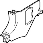 669014GF1C - Body: Cowl Kick Panel for Infiniti Image