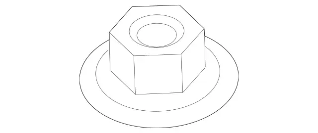 5990245064 - Front Axle: Bihexagonal Nut W Flange for Mercedes-Benz: GL350, GL450, GL550, GL63 AMG, GLE300d, GLE350, GLE400, GLE43 AMG, GLE450 AMG, GLE550e, GLE63 AMG, GLE63 AMG S, GLS350d, GLS450, GLS550, GLS63 AMG, ML250, ML350, ML400, ML550, ML63 AMG Image image
