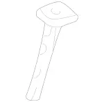 2039700441 - Rear Seat Bench: Guide for Mercedes-Benz: 180C, C230, C240, C280, C32 AMG, C320, C350, C55 AMG, CLK63 AMG Image