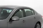 2886003 - : Low Profile Ventvisor Deflector; Smoke with Chrome Trim; Outside Mount; 6 pc. for Husky Liners Image