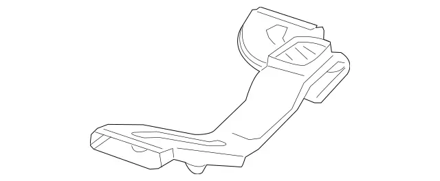 1668312600 - Heating and Ventilation: Air Duct for Mercedes-Benz: GL350, GL450, GL550, GL63 AMG, GLE300d, GLE350, GLE400, GLE43 AMG, GLE450 AMG, GLE550e, GLE63 AMG, GLE63 AMG S, GLS350d, GLS450, GLS550, GLS63 AMG, ML250, ML350, ML400, ML550, ML63 AMG Image image