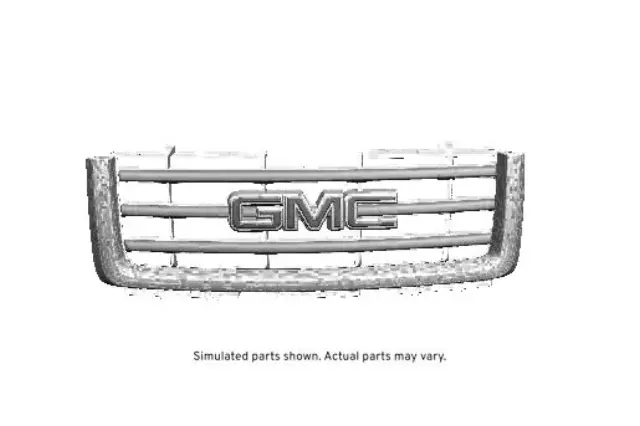 22924486 - : 12-14 GMC Sierra Chrome Frt Grille with GMC Emb W Clips for GMC: Sierra 1500, Sierra 2500 HD, Sierra 3500 HD Image