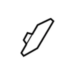 8S4Z54672A40AF - Body: Lock Pillar Trim Cap for Ford: Focus Image