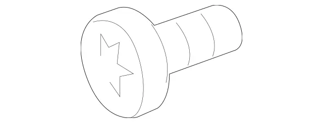 1151 - Rear Seat Bench: Hexalobular Screw for Mercedes-Benz: C230, C240, C280, C32 AMG, C320, C350, C55 AMG, E320, E500, E55 AMG, Maybach S550, Maybach S560, Maybach S600, Maybach S650, S400, S450, S550, S550e, S560, S600, S63 AMG, S65 AMG, SL500, SL55 AMG, SL550, SL600, SL63 AMG, SL65 AMG Image image