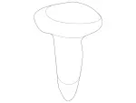 99900094 - Attachment Parts: Rivet for Mercedes-Benz Image