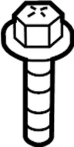 6229765Y00 - Body: Reinforcement Mount Bolt for INFINITI: G20 Image image