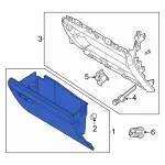 PC3Z6006024AD - : Glove Box Door for Ford Image