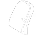 2169102516 - Driver Seat: Padding for Mercedes-Benz Image