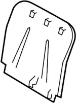 87640JJ80A - : Seat Back Panel for Infiniti Image