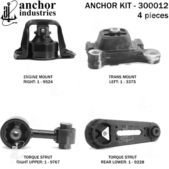 300012 - : Anchor Engine Mount Kit for Anchor Image