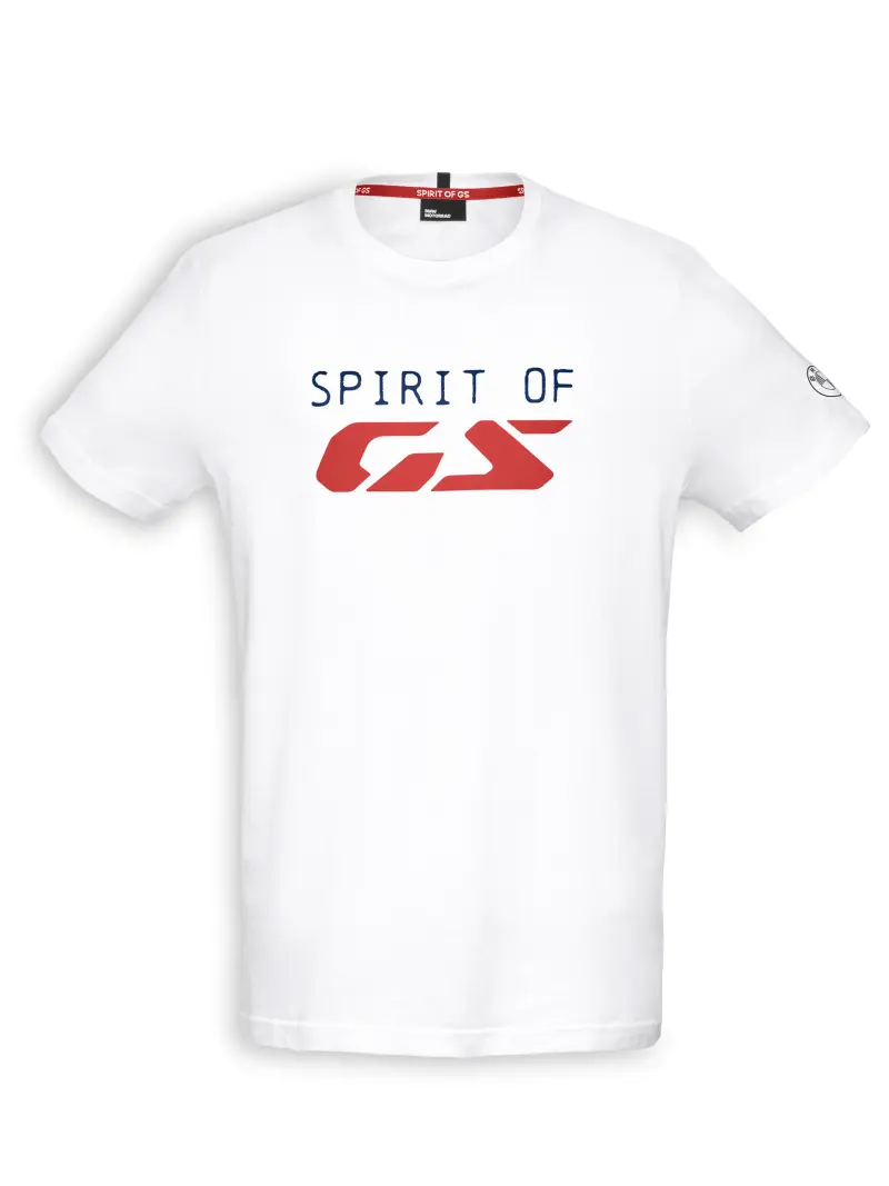 76615A811E7 - : Mens Spirit of GS T-Shirt - White for BMW-Motorrad Image