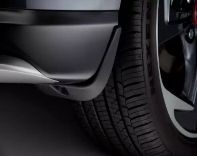 J3F46AK110 - Exterior: Splash Guards - Rear - Turbo for Hyundai: Veloster, Veloster N Image