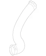 1725280182 - Radiator: Charge Air Hose for Mercedes-Benz Image