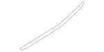 2127430282 - Trunk Lid: Trim Strip for Mercedes-Benz: E350, E400, E550, E63 AMG Image