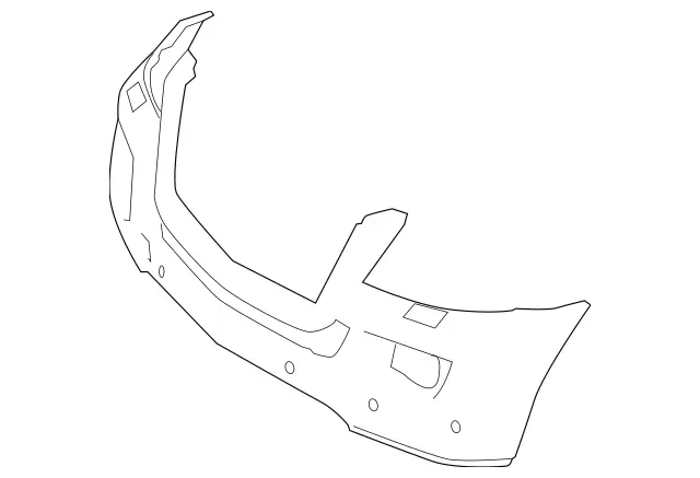 16488063409999 - Attachment Parts: Trim, Bumper for Mercedes-Benz: GL320, GL550 Image image
