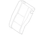 25792049009E43 - Body: Seat Back Cover for Mercedes-Benz Image