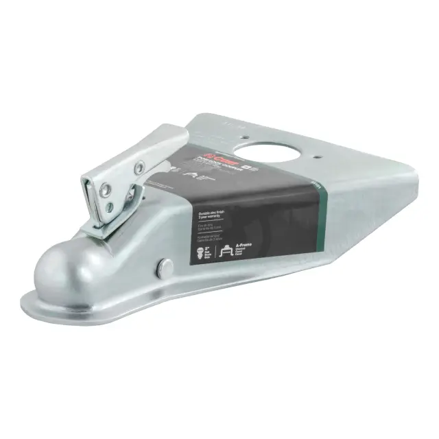 25101 - : 2" A-Frame Coupler with Posi-Lock (5,000 lbs, Zinc) for CURT Image