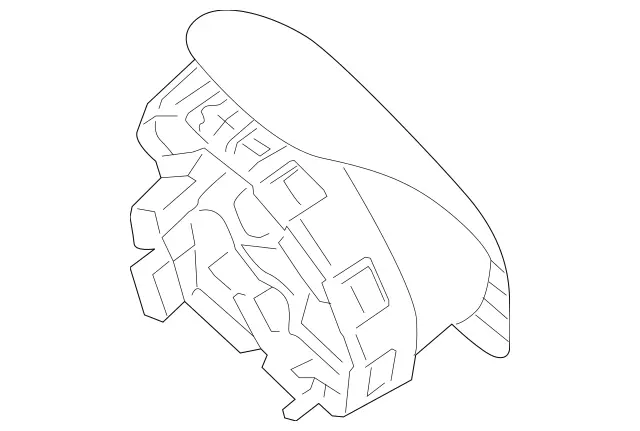 8606503 - Steering: Driver Airbag for Mercedes-Benz Image