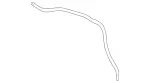 2046390594 - Sliding Sunroof: Hose for Mercedes-Benz Image