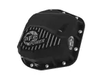 4671320B - : Pro Series 9.75 Rear Differential Cover Black w/ Machined Fins for aFe Power Image