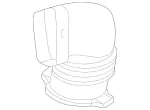2085280007 - Engine: Elbow for Mercedes-Benz Image