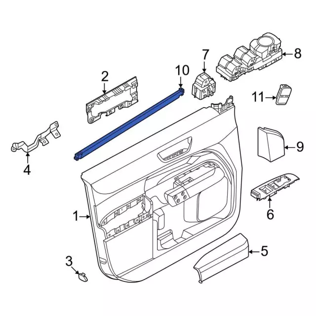 NZ6Z6021456B - : Belt Weather-Strip for Ford: Maverick Image