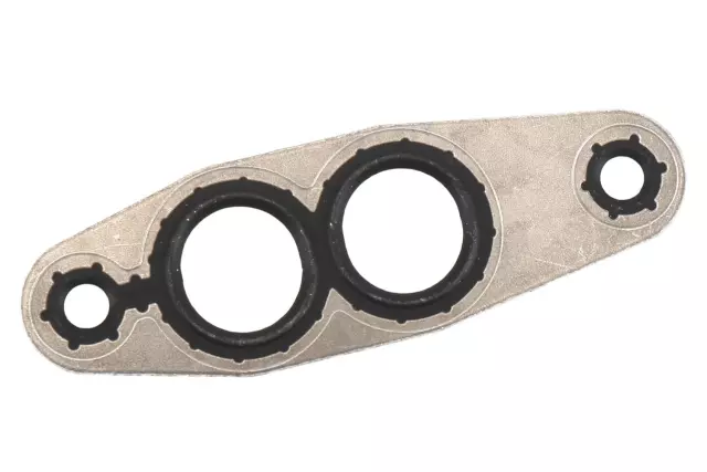 23129010 - Cooling System: Oil Cooler Tube Gasket for Cadillac: Escalade, Escalade ESV | Chevrolet: Express 2500, Express 3500, Express 4500, Silverado 1500, Silverado 1500 LD, Silverado 1500 LTD, Silverado 2500 HD, Silverado 3500 HD, Suburban, Tahoe | GMC: Savana 2500, Savana 3500, Savana 4500, Sierra 1500, Sierra 1500 Limited, Sierra 2500 HD, Sierra 3500 HD, Yukon, Yukon XL Image image