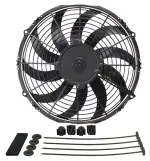 16112 - : 12" High Output Curved Blade Electric Puller Fan for Derale Image